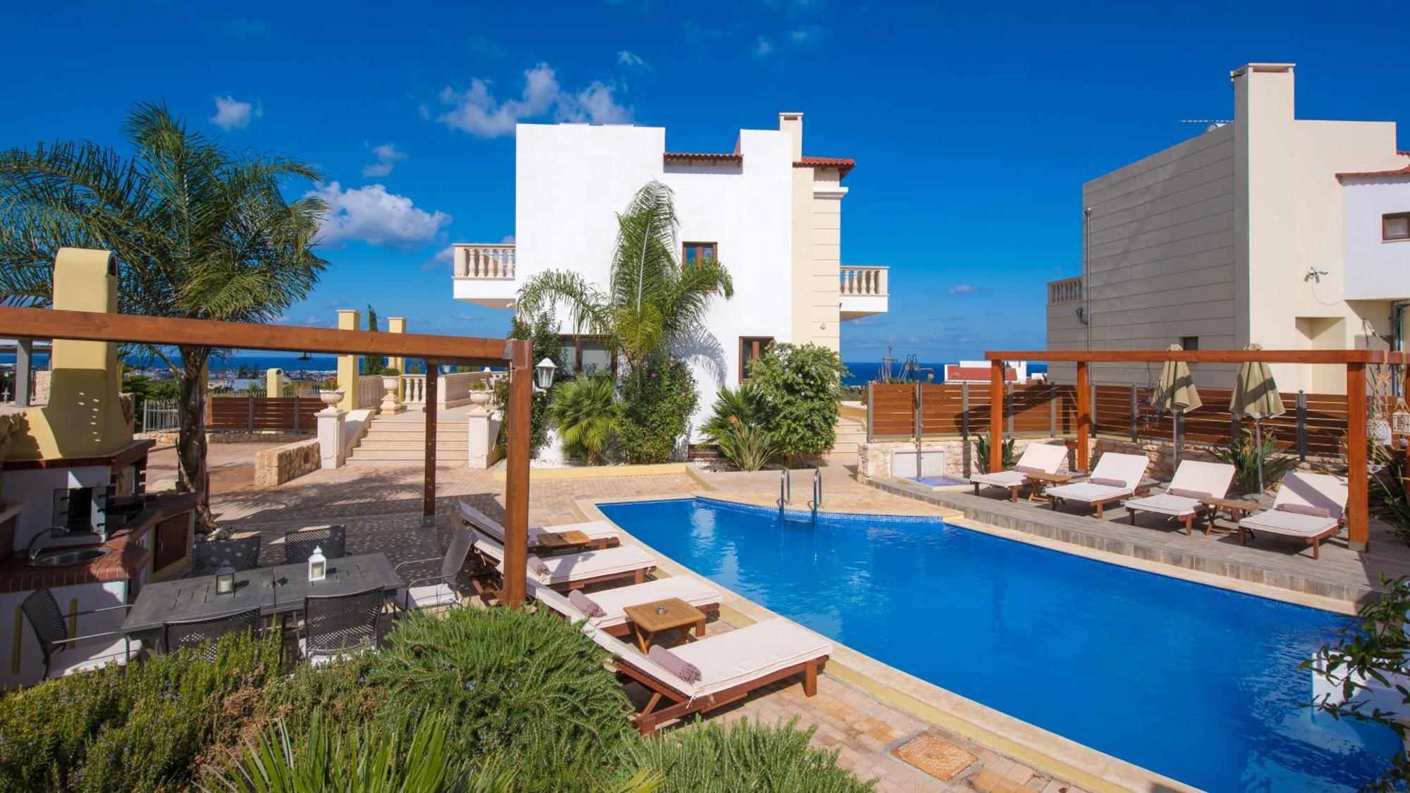 Sunshine Villa With Private Pool By Estia Херсонісос Екстер'єр фото