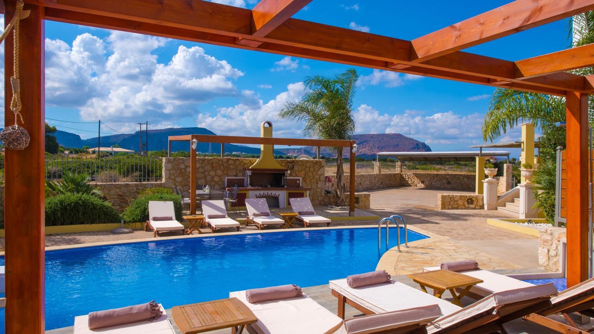 Sunshine Villa With Private Pool By Estia Херсонісос Екстер'єр фото